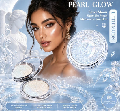 Fine Glitter Powder Highlighter - Burst-Like Metallic Luster for Face, Eyes & Body, Long-Lasting Glow
