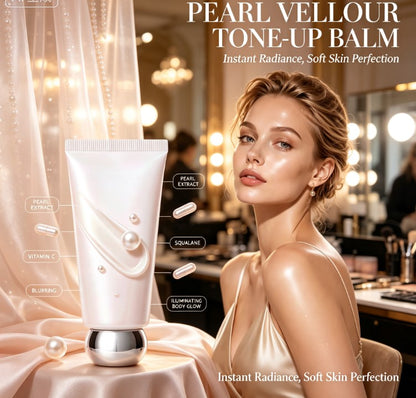 Instant Tone Up & Shimmer Body Cream - Lightweight Glowing Highlighter for Face, Hydrating & Smoothing Dull Skin